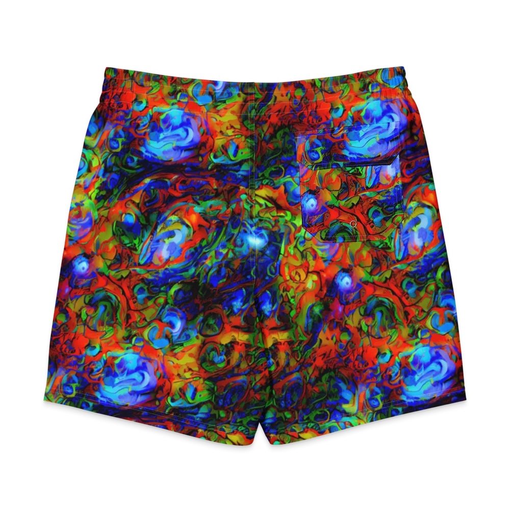 Hypercolor Tangle on Men's Board Shorts — Back