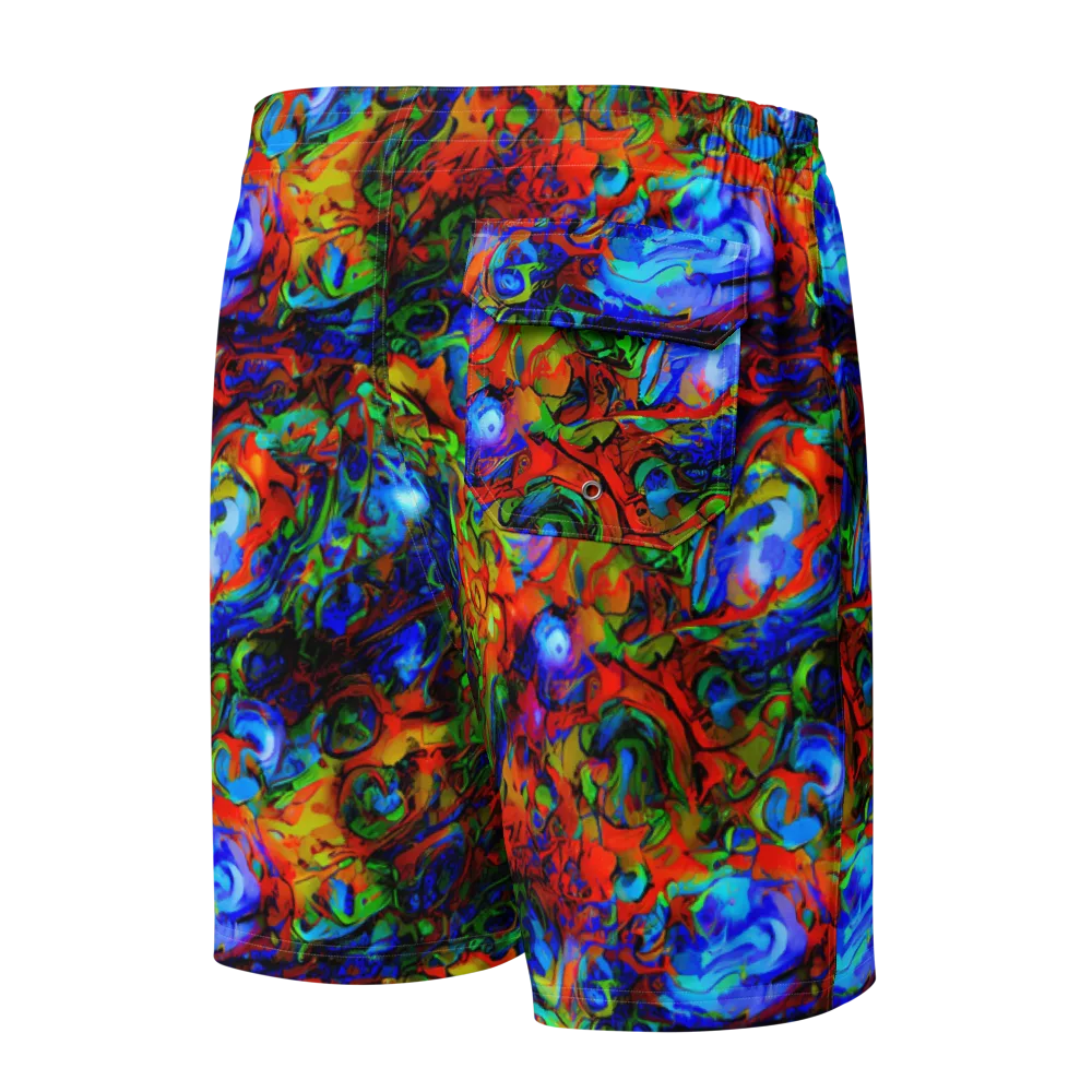 Hypercolor Tangle on Men's Board Shorts — Back