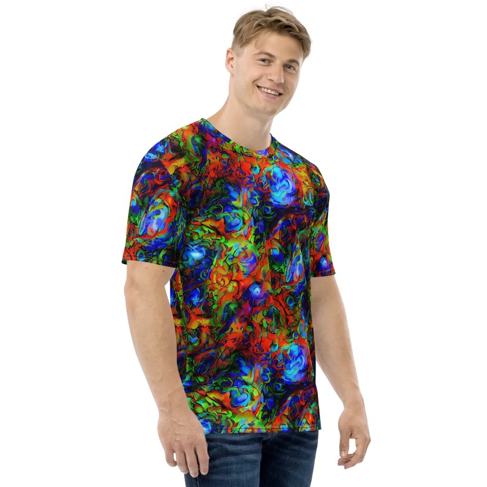 Hypercolor Tangle on Men's Crew Neck T-Shirt — Right