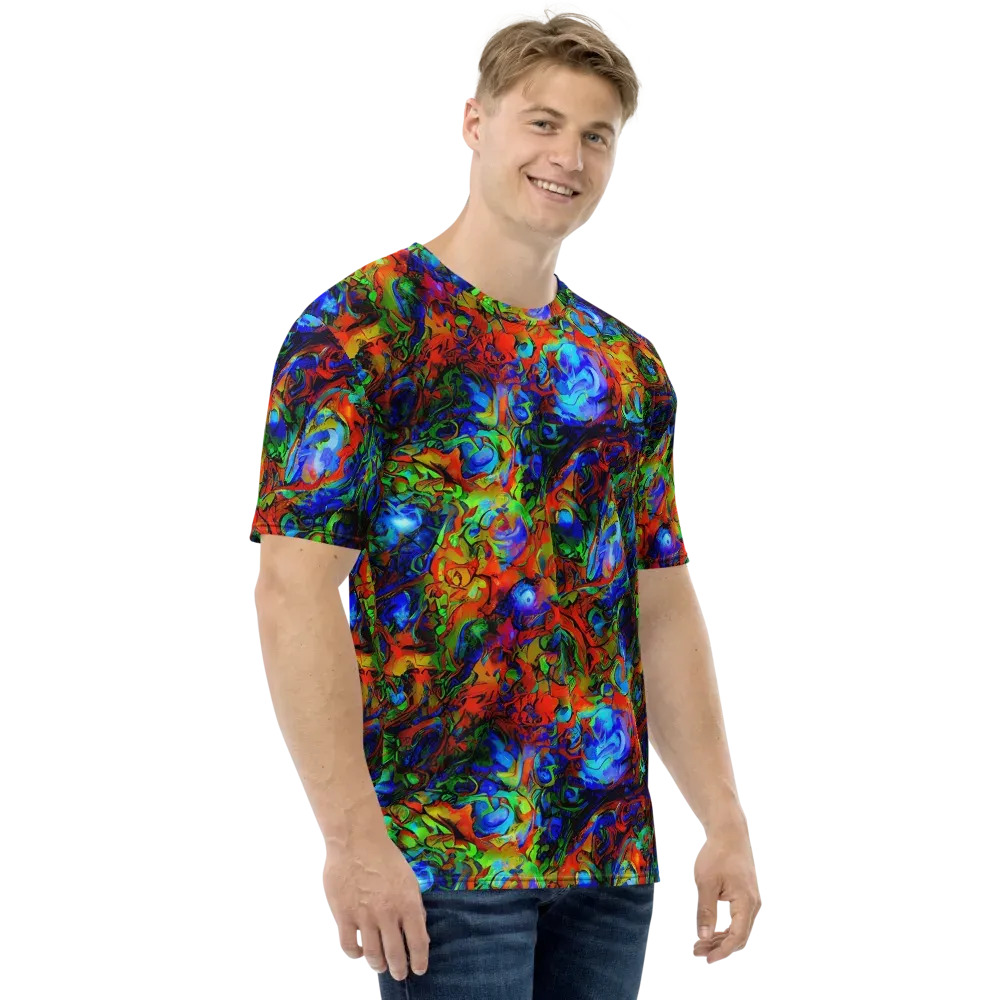 Hypercolor Tangle on Men's Crew Neck T-Shirt — Right