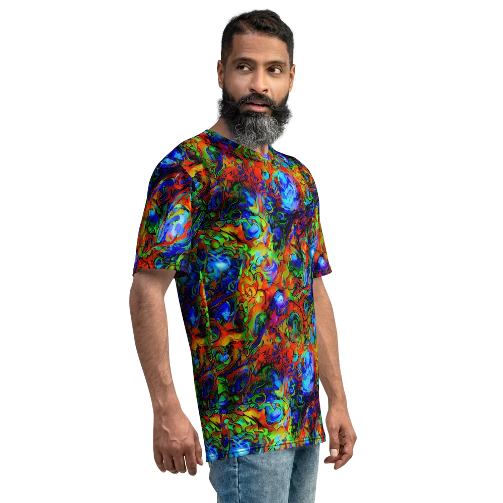 Hypercolor Tangle on Men's Crew Neck T-Shirt — Right