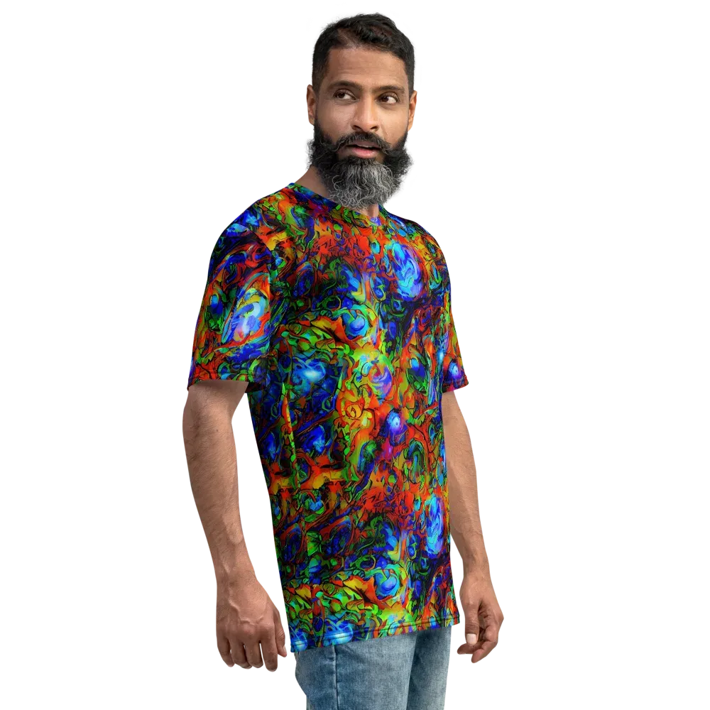 Hypercolor Tangle on Men's Crew Neck T-Shirt — Right