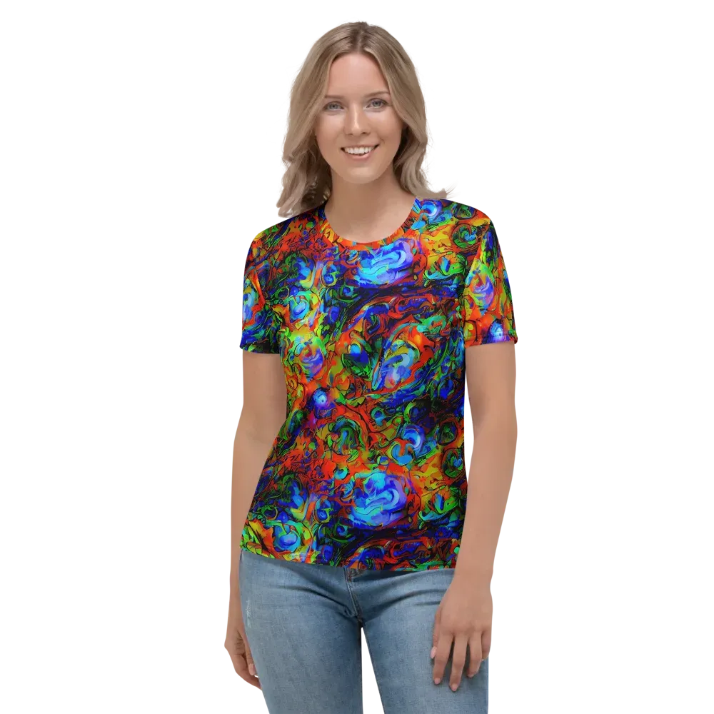 Hypercolor Tangle on Women's Crew Neck T-Shirt — Front