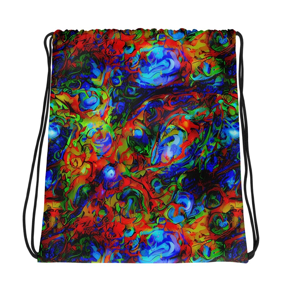 Hypercolor Tangle on Drawstring Bag — Photo