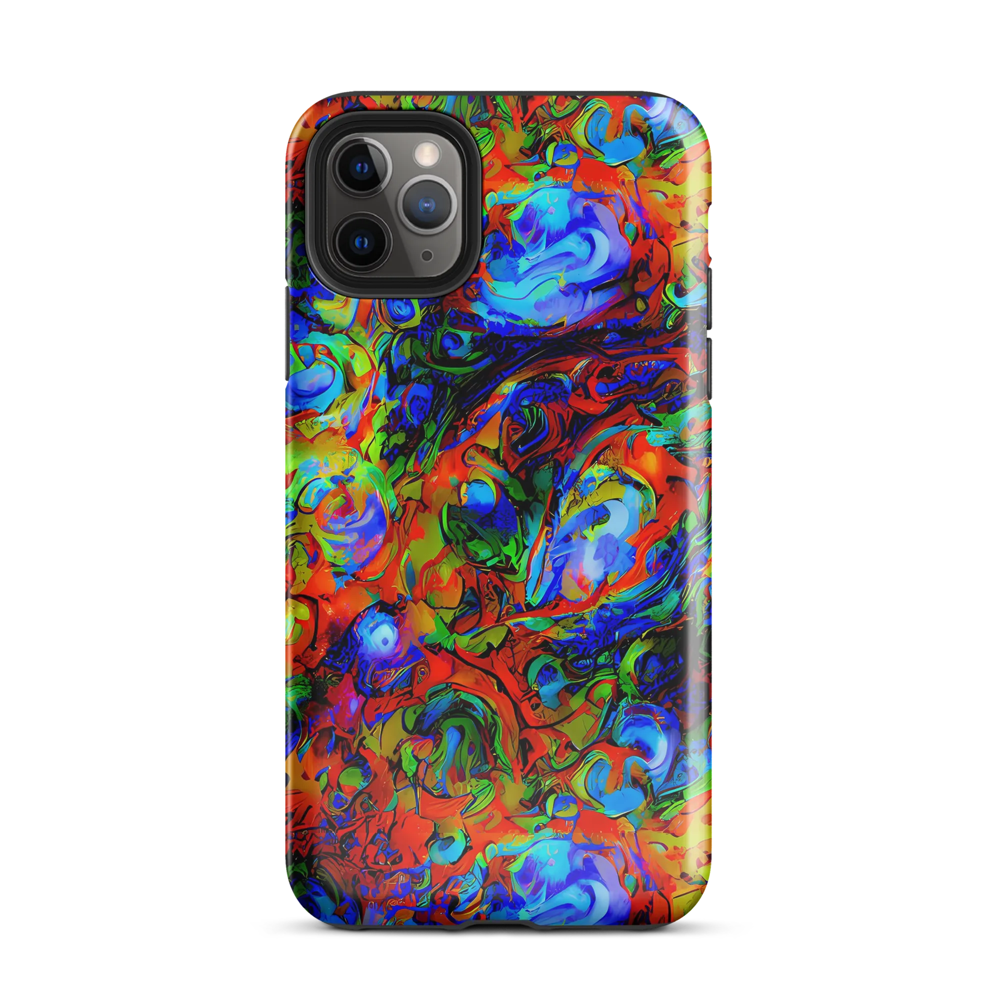 Hypercolor Tangle on Tough Case for iPhone® — Front