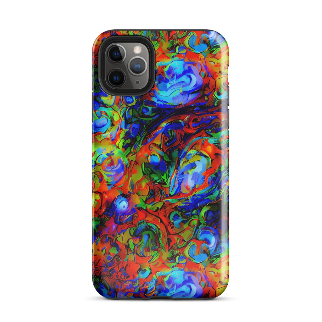 Hypercolor Tangle on Tough Case for iPhone® — Front