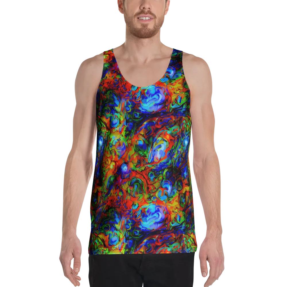 Hypercolor Tangle on Men's Tank Top — Front
