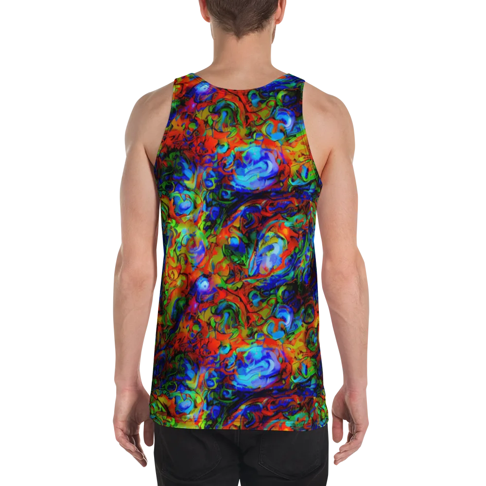 Hypercolor Tangle on Men's Tank Top — Back