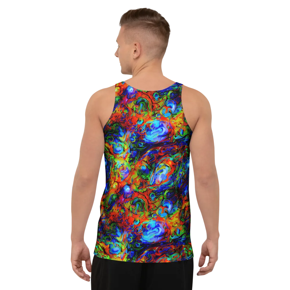 Hypercolor Tangle on Men's Tank Top — Back