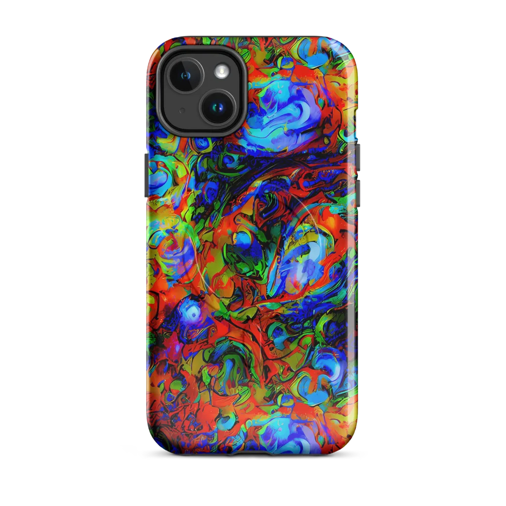 Hypercolor Tangle on MagSafe Tough Case for iPhone® — Front