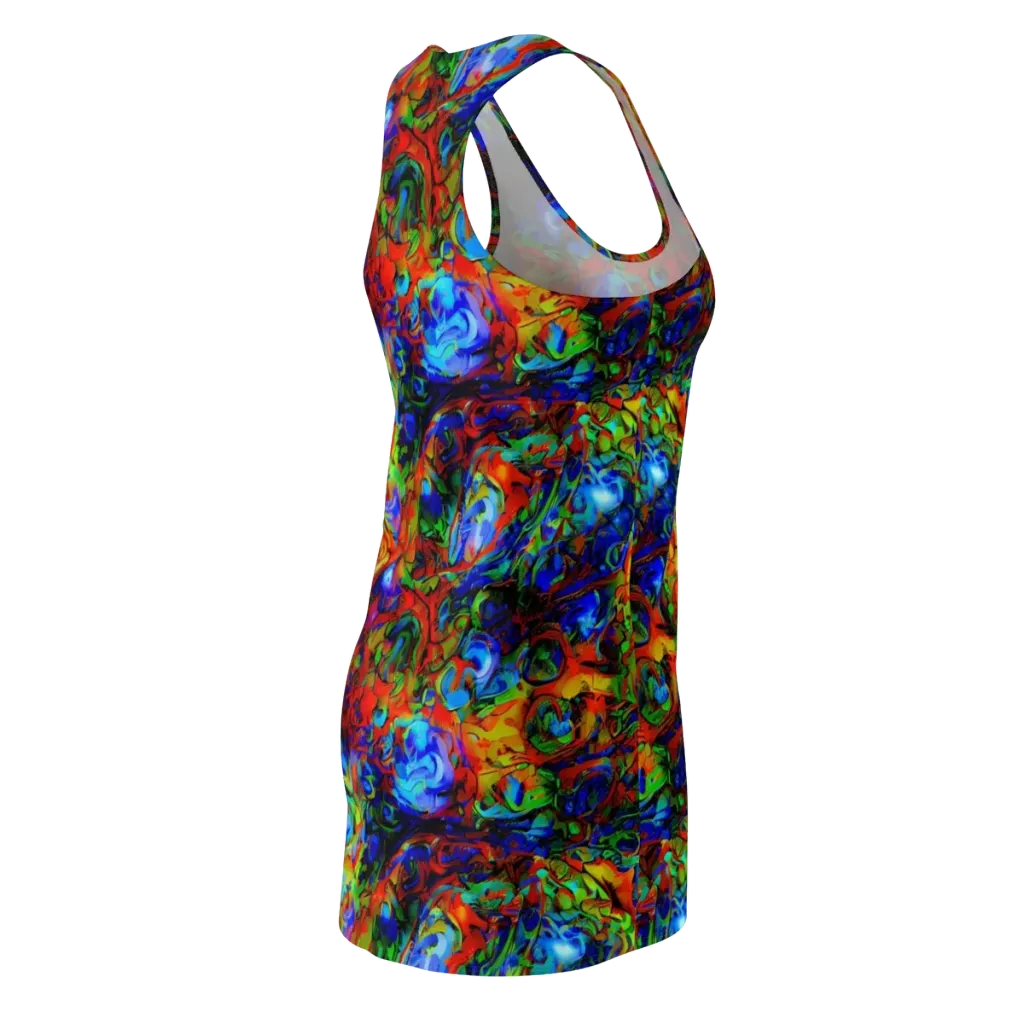 Hypercolor Tangle on Racerback Dress — Back Side