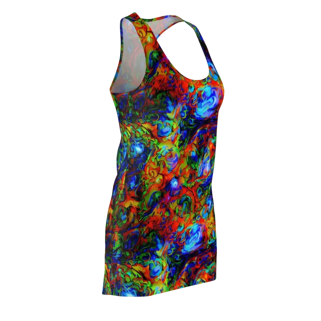 Hypercolor Tangle on Racerback Dress — Front Side