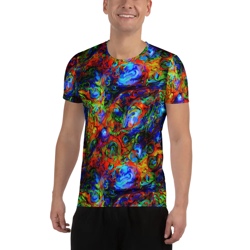 Hypercolor Tangle on Men's Athletic T-Shirt — Front