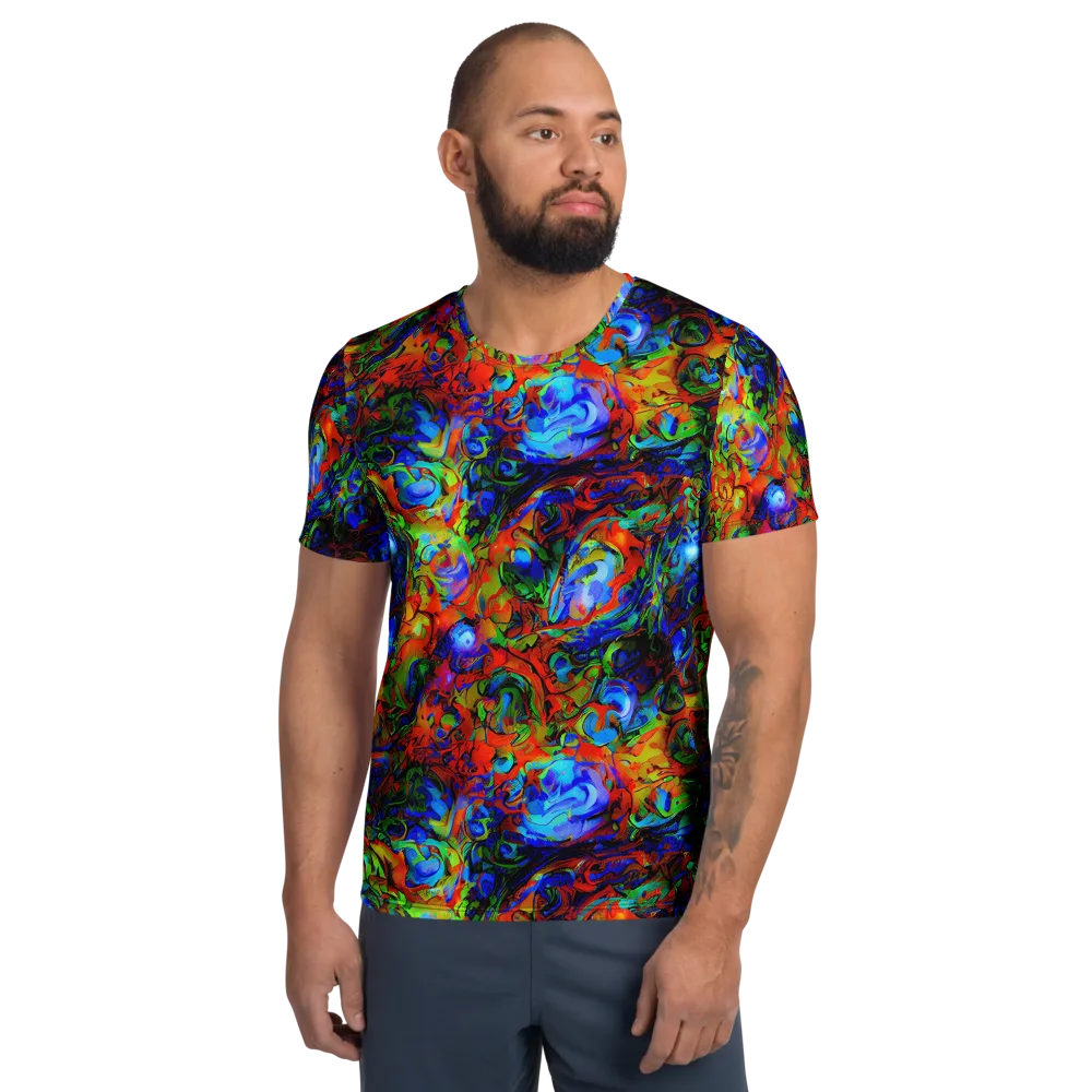 Hypercolor Tangle on Men's Athletic T-Shirt — Front
