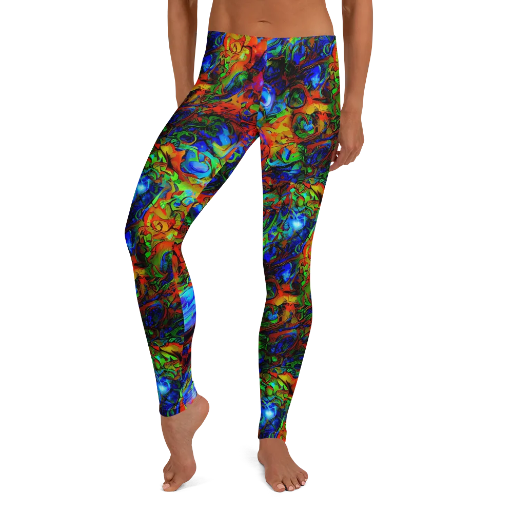 Hypercolor Tangle on Leggings — Front