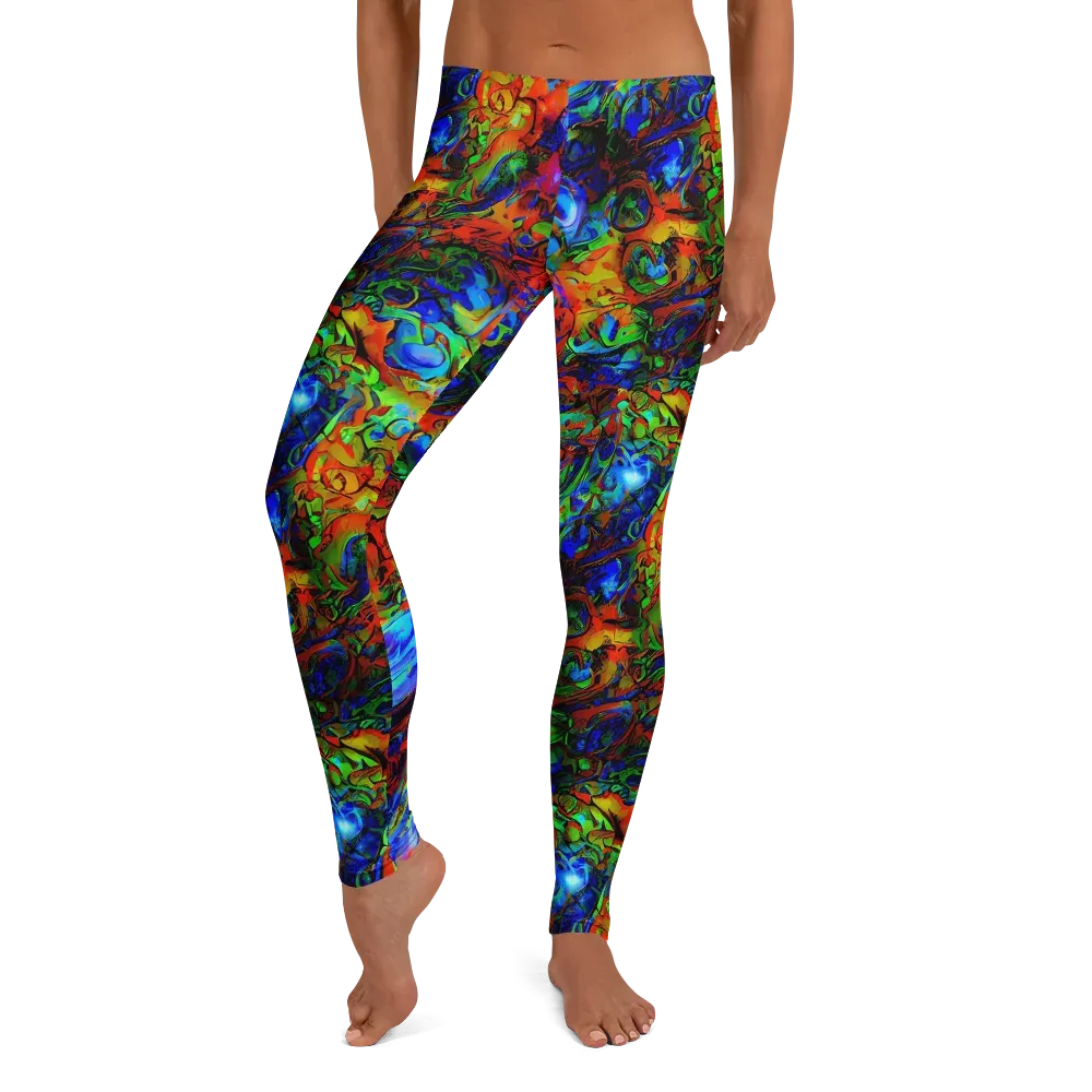 Hypercolor Tangle on Leggings — Front