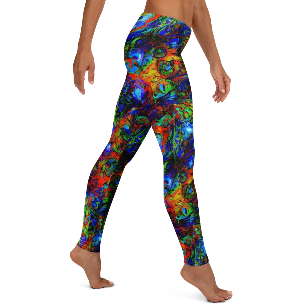 Hypercolor Tangle on Leggings — Right