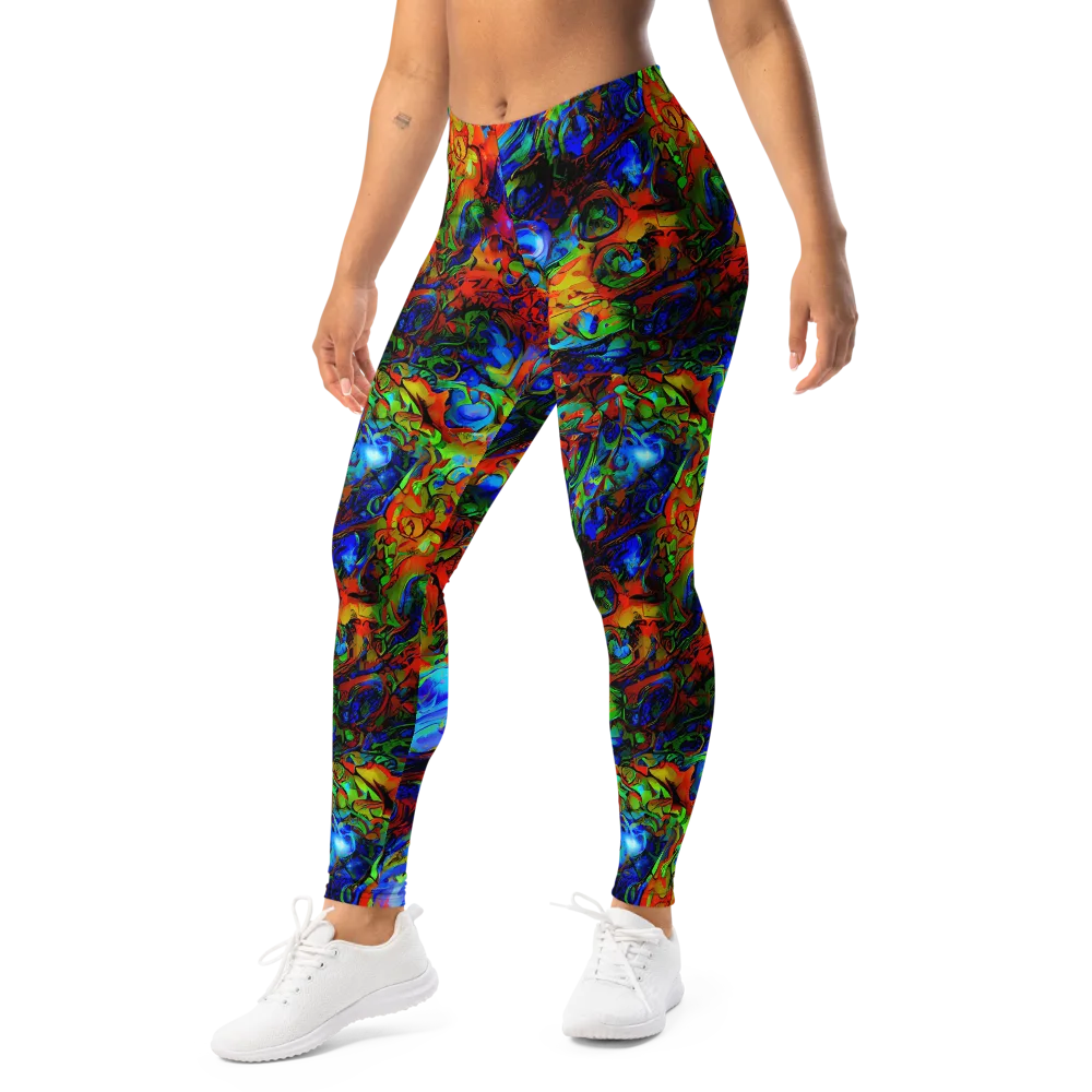 Hypercolor Tangle on Leggings — Left Front