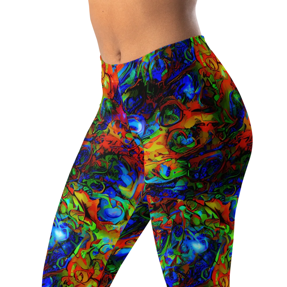 Hypercolor Tangle on Leggings — Left Front