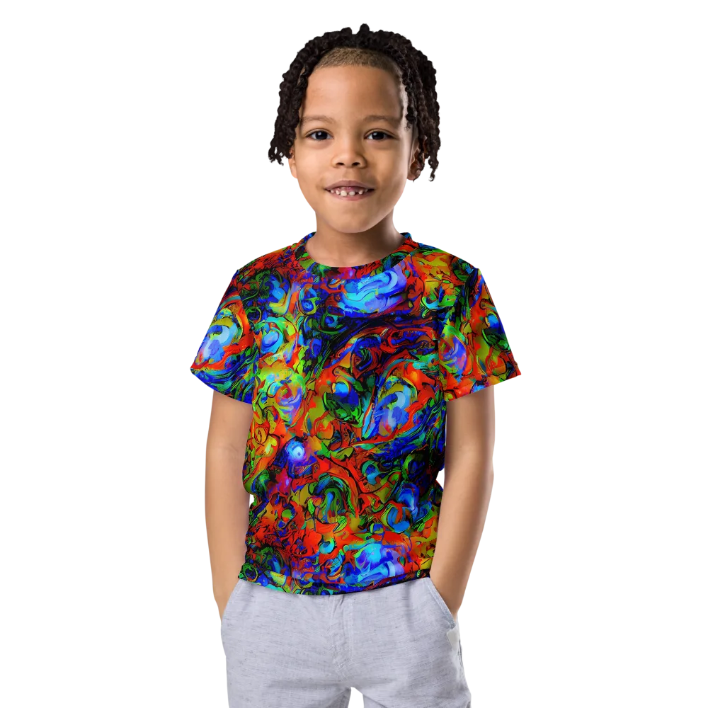 Hypercolor Tangle on Kids Crew Neck T-Shirt — Front