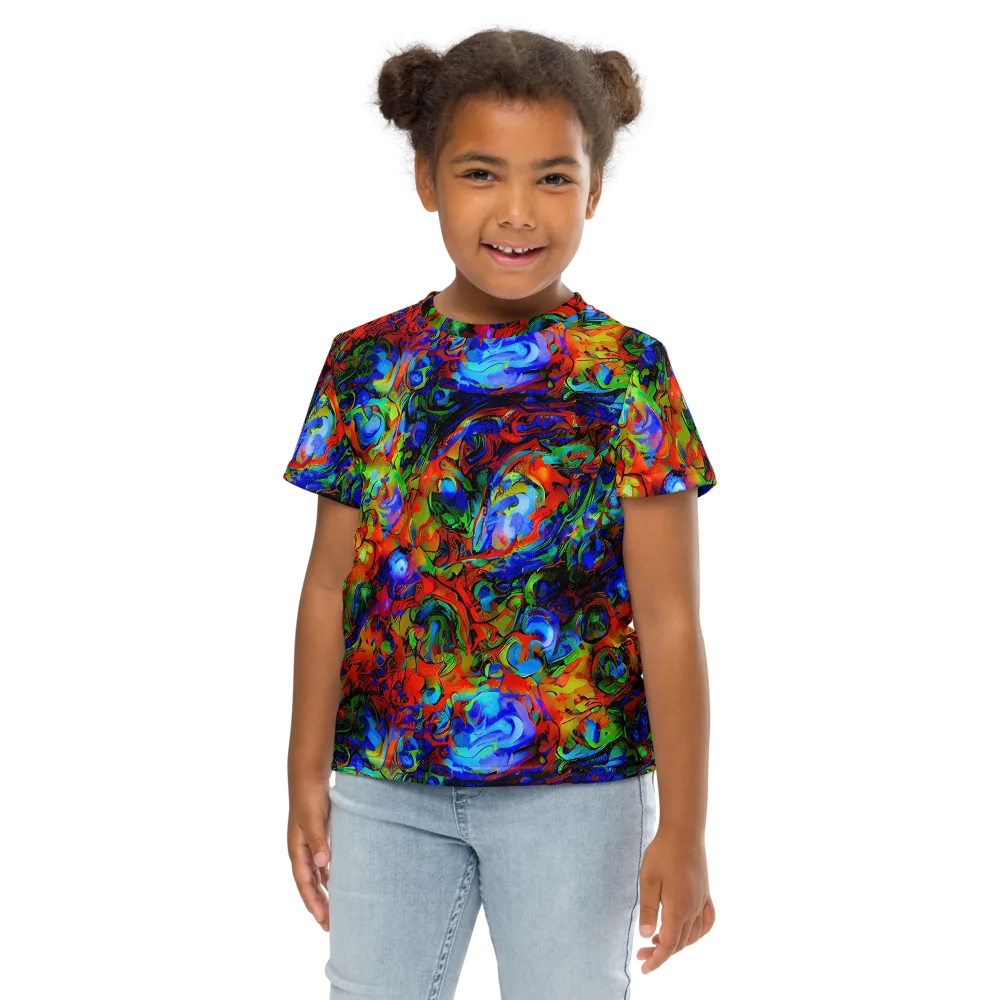 Hypercolor Tangle on Kids Crew Neck T-Shirt — Front