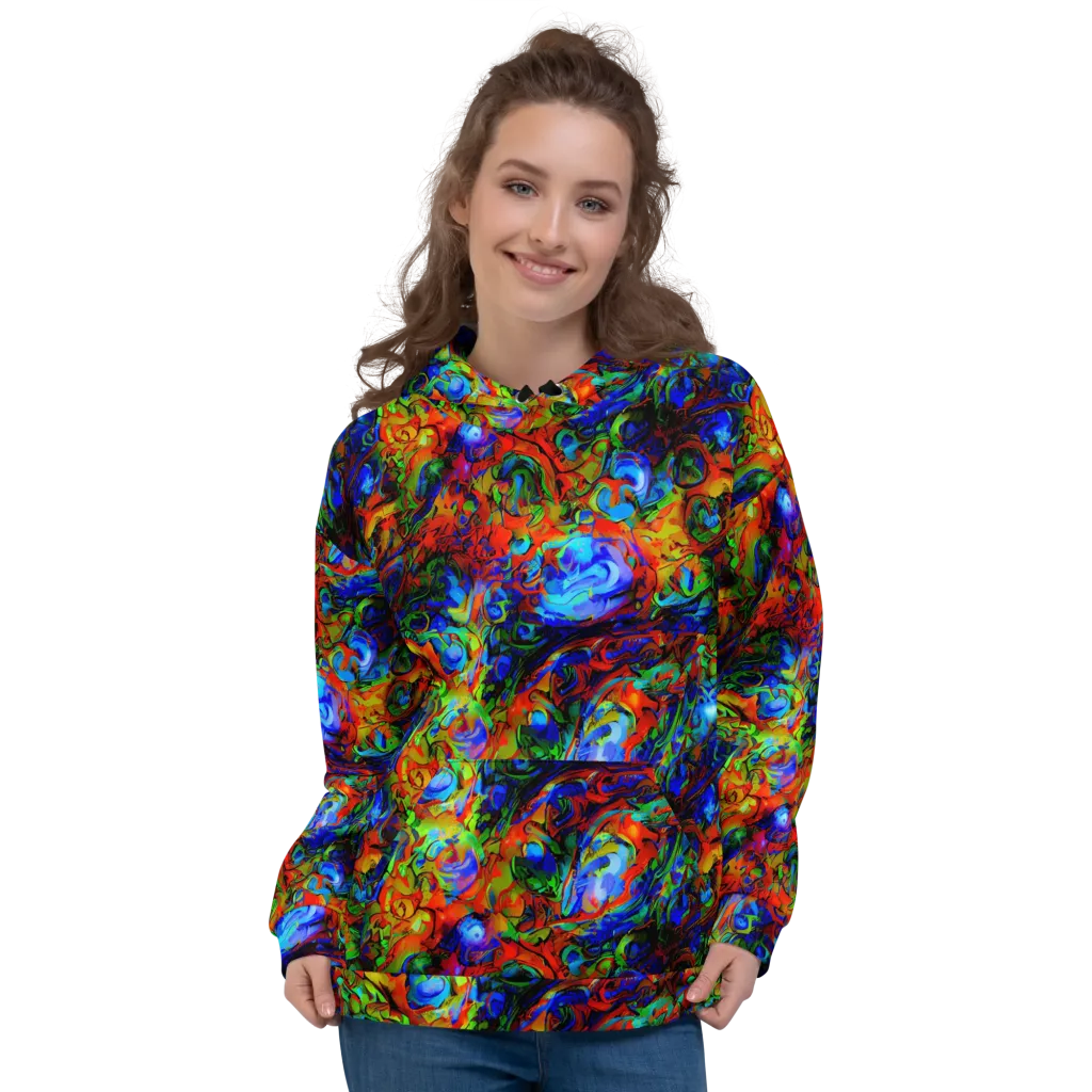 Hypercolor Tangle on Hoodie — Front