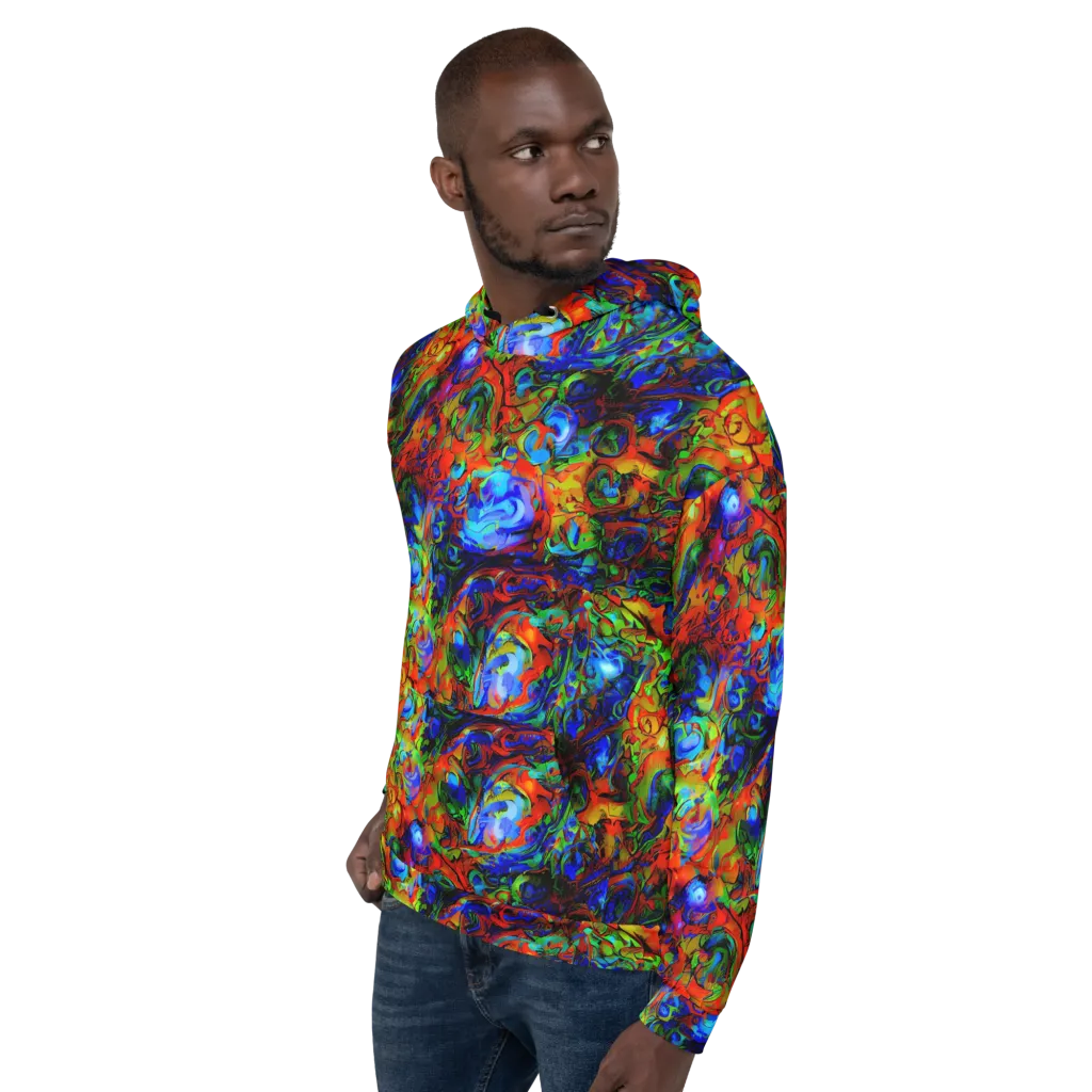 Hypercolor Tangle on Hoodie — Left