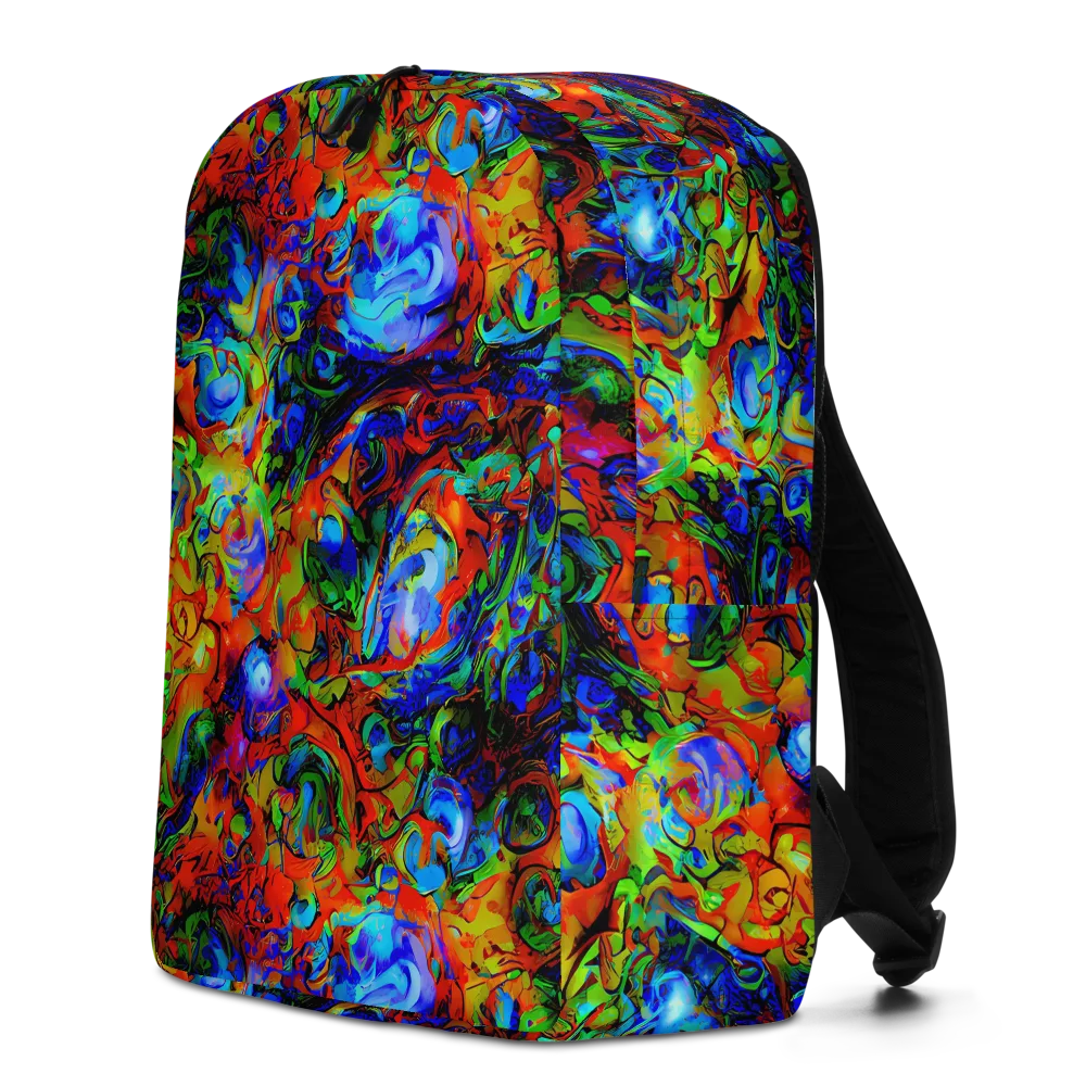 Hypercolor Tangle on Minimalist Backpack — Left