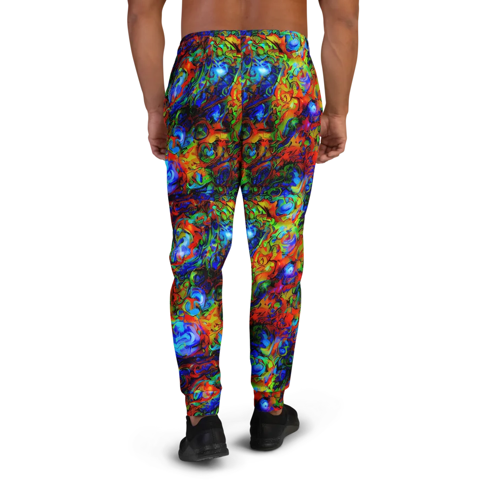 Hypercolor Tangle on Men's Joggers — Back