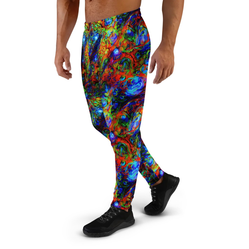 Hypercolor Tangle on Men's Joggers — Left