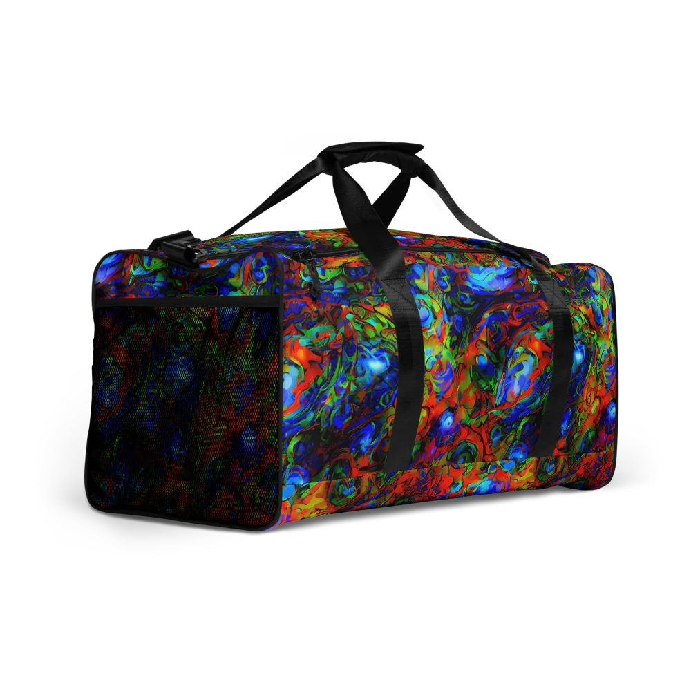 Hypercolor Tangle on Duffle Bag — Right Front
