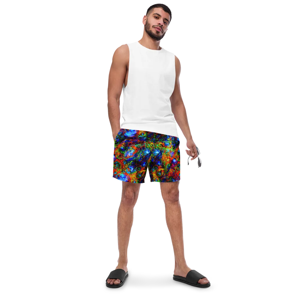 Hypercolor Tangle on Swim Trunks — Front