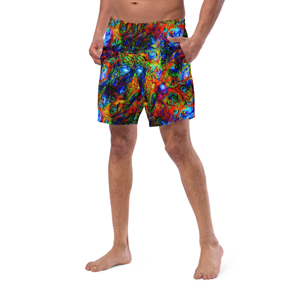 Hypercolor Tangle on Swim Trunks — Left Front