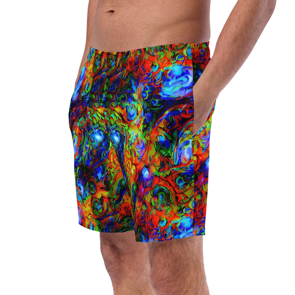 Hypercolor Tangle on Swim Trunks — Left Front