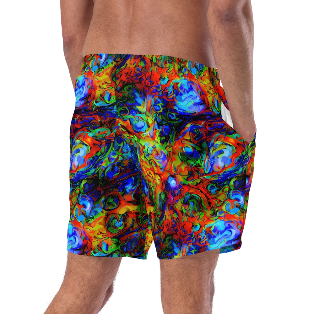 Hypercolor Tangle on Swim Trunks — Right Back