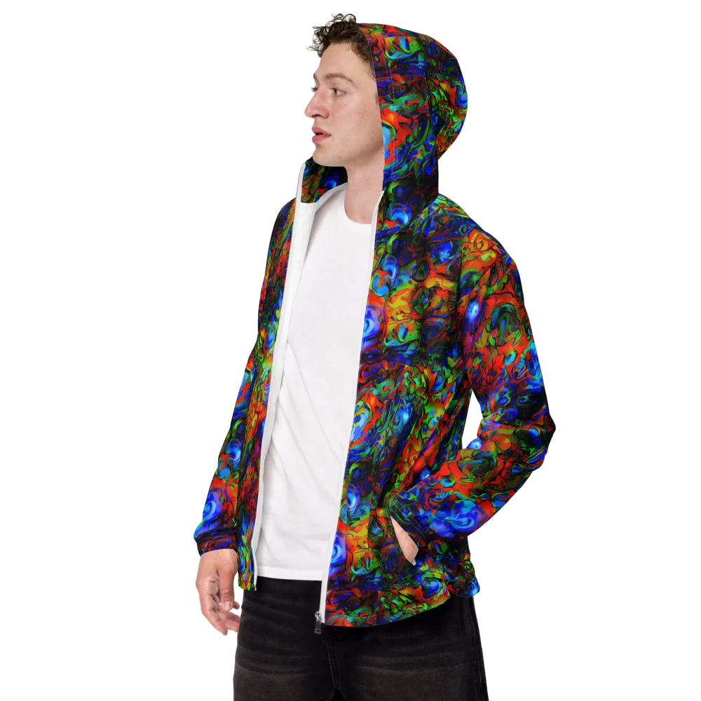Hypercolor Tangle on Men's Windbreaker — Left Front