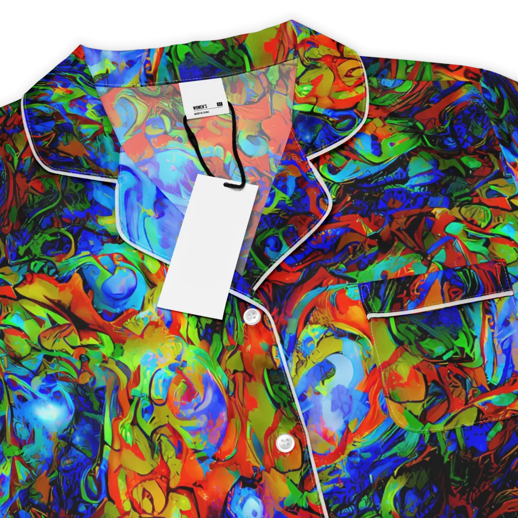 Hypercolor Tangle on Women's Short Sleeve Pajama Top — Product details