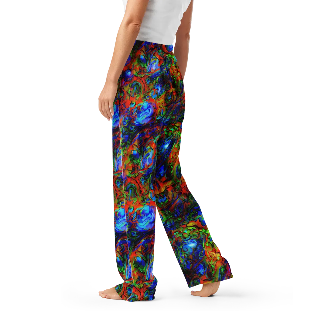 Hypercolor Tangle on Women's Pajama Pants — Left