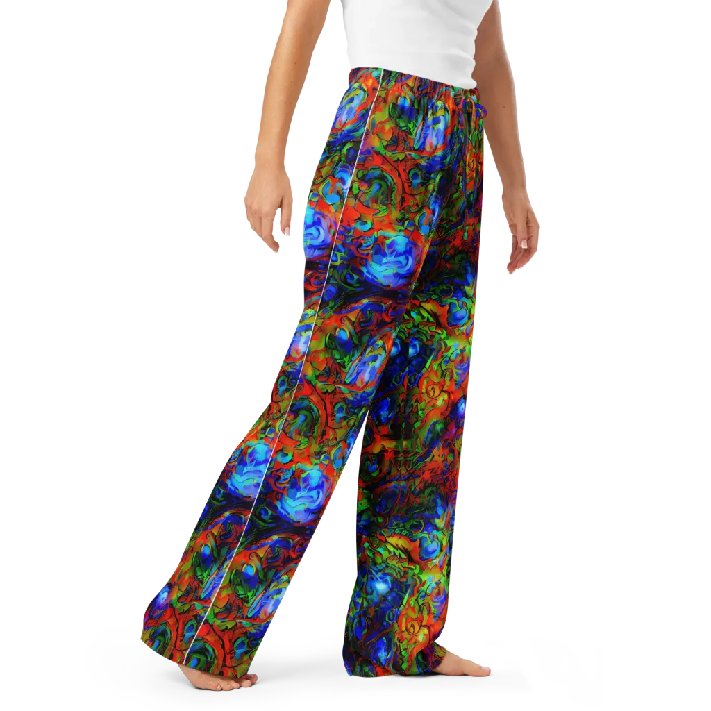 Hypercolor Tangle on Women's Pajama Pants — Right Front