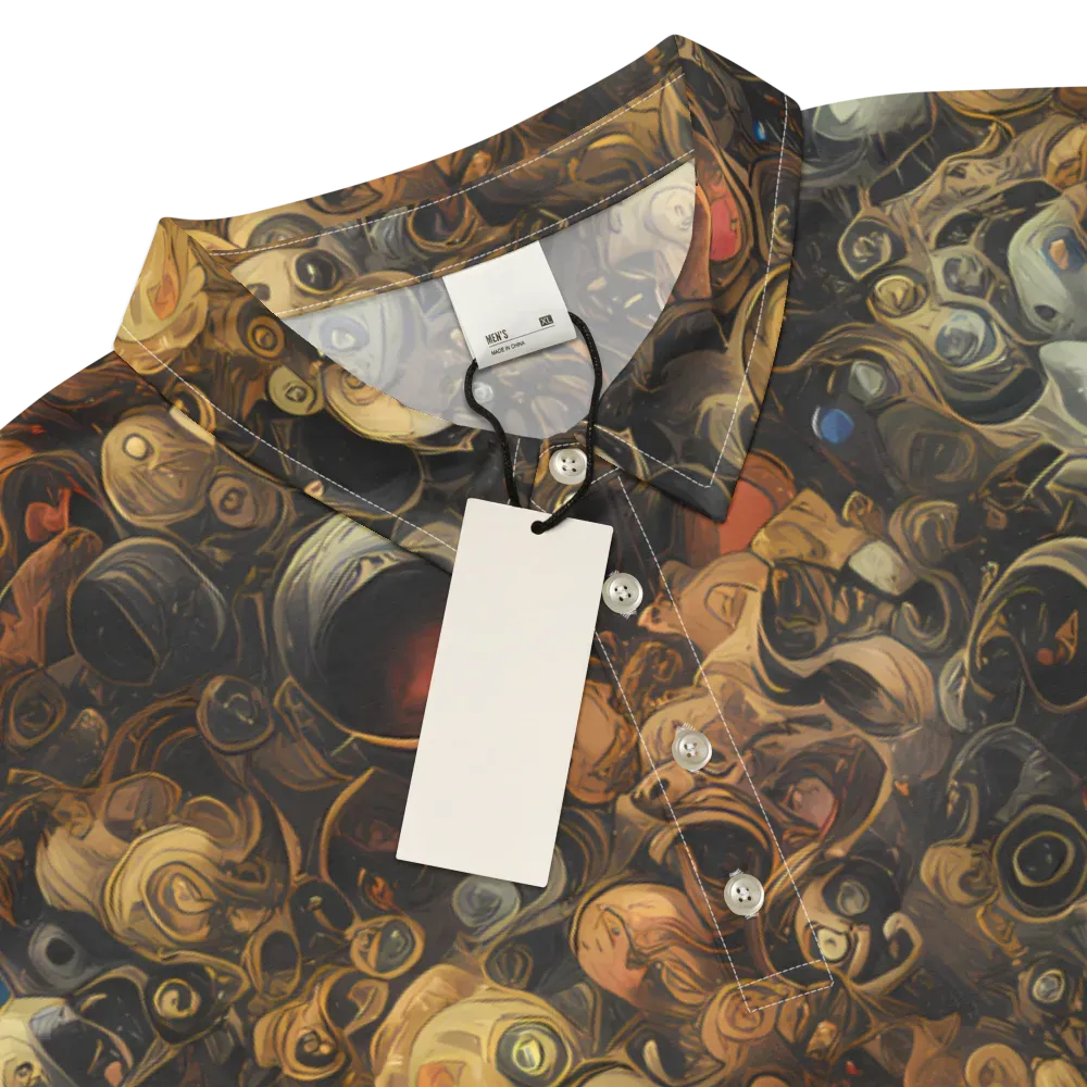 Molten Menagerie on Men's Slim Fit Polo Shirt — Product details