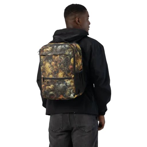 Molten Menagerie on a Utility Backpack