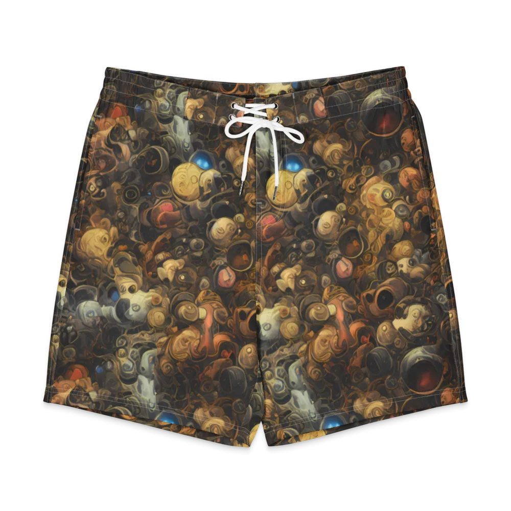 Molten Menagerie on Men's Board Shorts — Front