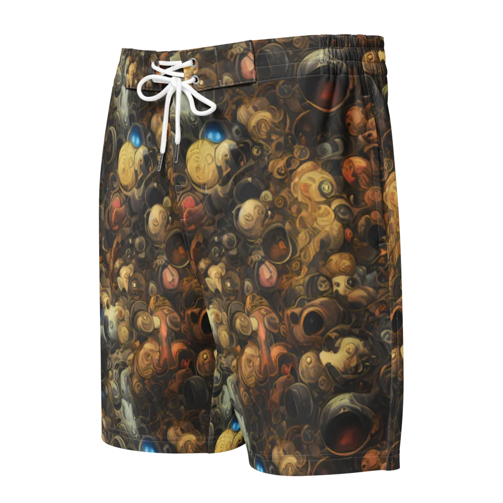 Molten Menagerie on Men's Board Shorts — Front