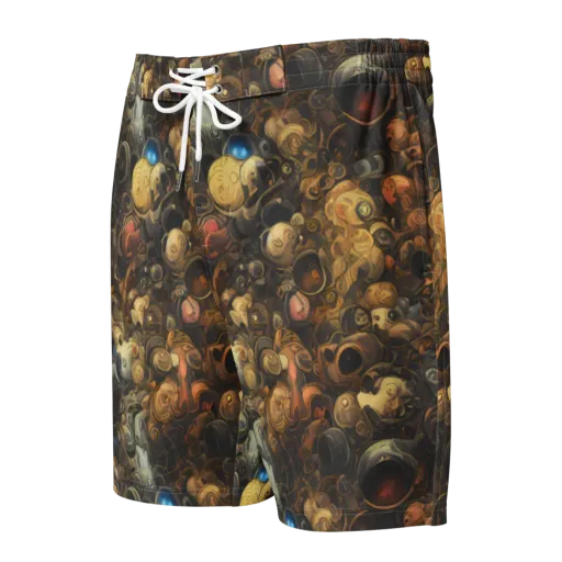 Molten Menagerie on a Men's Board Shorts