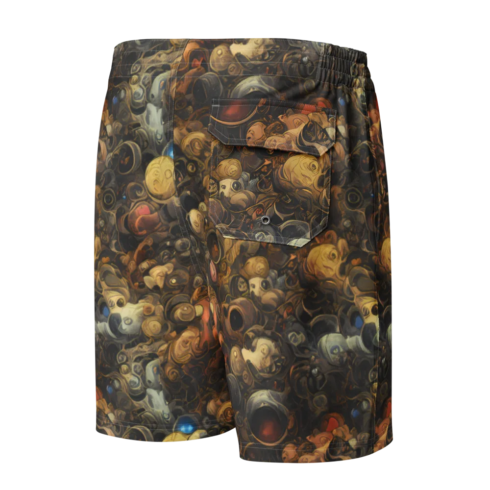Molten Menagerie on Men's Board Shorts — Back