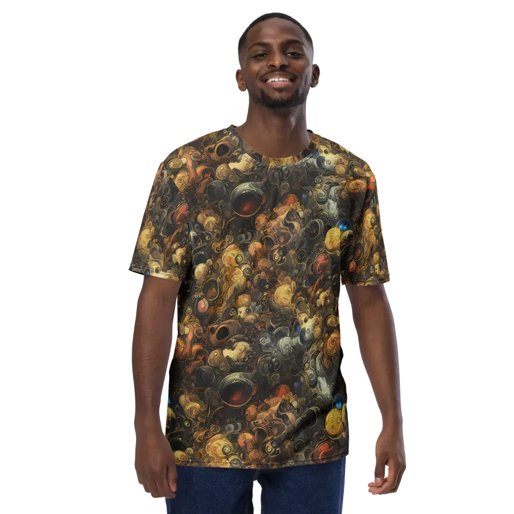 Molten Menagerie on Men's Crew Neck T-Shirt — Front