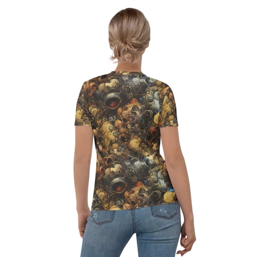 Molten Menagerie on Women's Crew Neck T-Shirt — Back