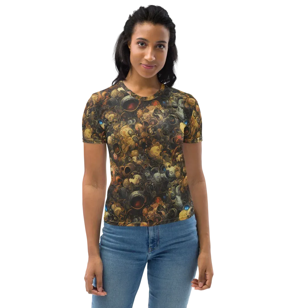 Molten Menagerie on Women's Crew Neck T-Shirt — Front