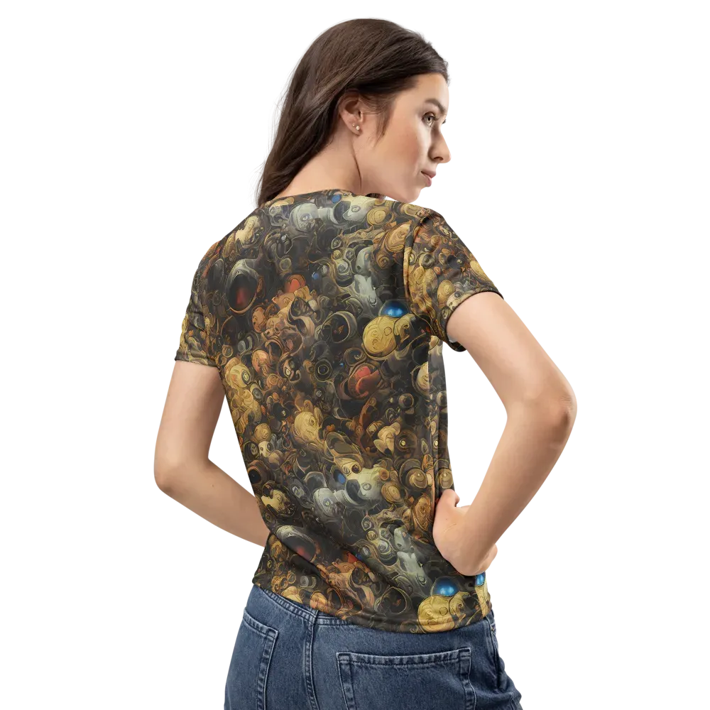 Molten Menagerie on Women's Crew Neck T-Shirt — Back