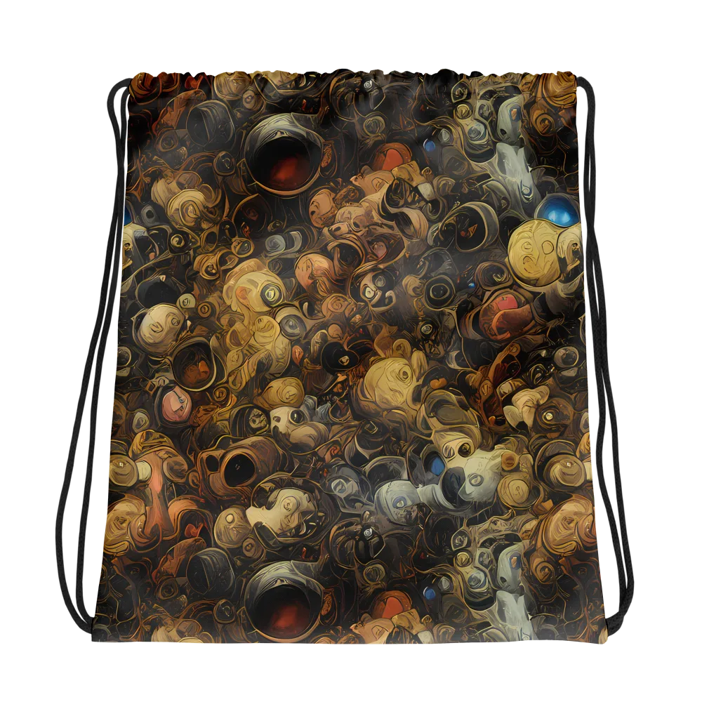 Molten Menagerie on Drawstring Bag — Photo